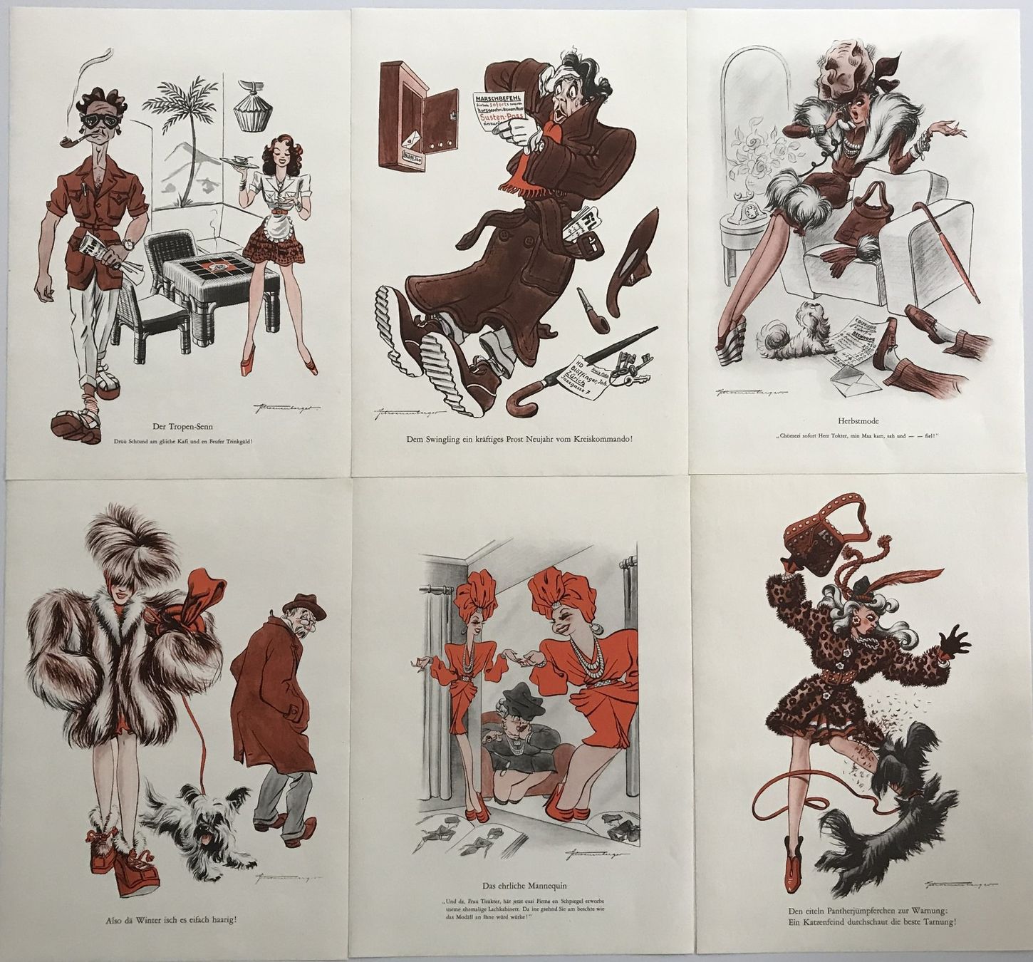 Poster & Bilder: 40 SCHOENENBERGERLI (MAPPE) 1946 – Gebraucht aus Zürich von Domus09 5