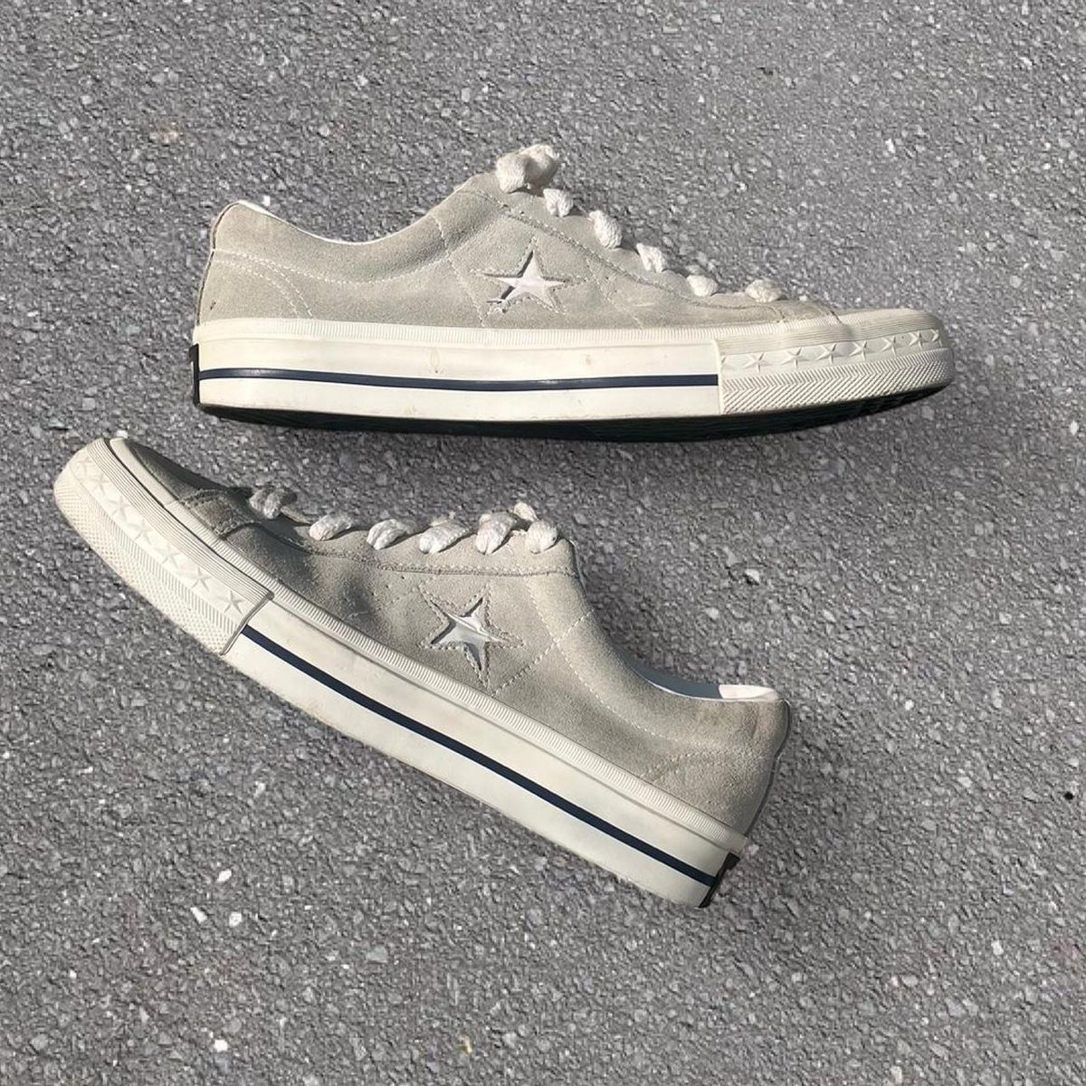 Converse Scarpe da uomo: Converse One Star Sneakers Grau/Pastel – Usato da Riehen venduto da art_c76v