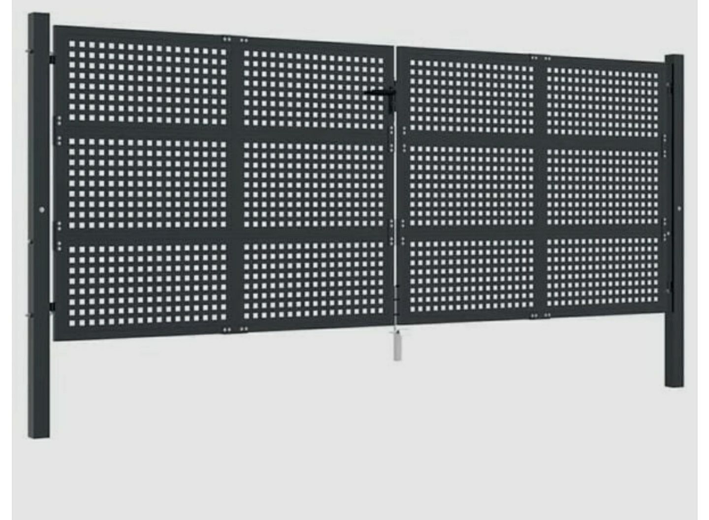 Porte: Gartentor Antrazith 400 x 80 cm – Nuovo (secondo la descrizione) da Péry venduto da luigi.tuttifrutti 1