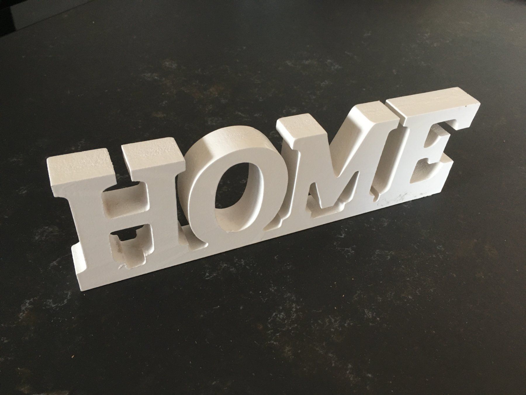 Tutte le decorazioni: HOME Dekobuchstaben Holz weiss – Nuovo e nell'imballaggio originale da Turtmann venduto da stonie_s