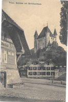 Thun Schloss mit Schützenhaus Feldpoststempel
