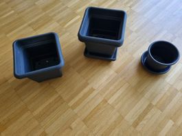 5 Stück Blumentöpfe