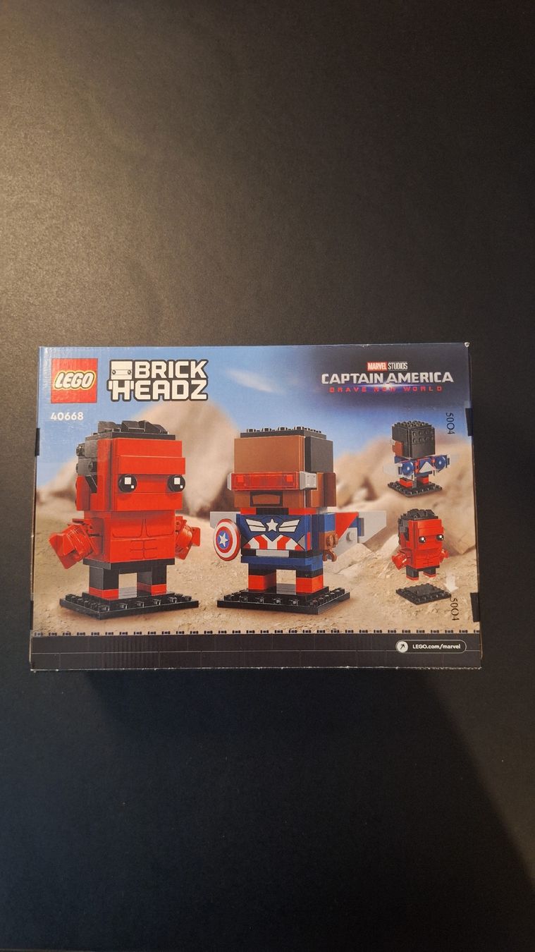 Lego Giocattoli: Lego BrickHeadz Captain America & Red Hulk 40468 – Nuovo e nell'imballaggio originale da Adliswil venduto da Mirmuun 1