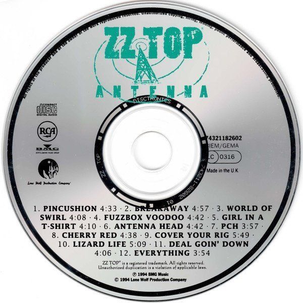 CD: ZZ TOP - Antenna [RCA] – Usato da Unterbch venduto da uqliv 2