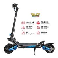 E-Scooter MaxFun Modell 10 Pro neuwertig 75km/h 2x 1500W