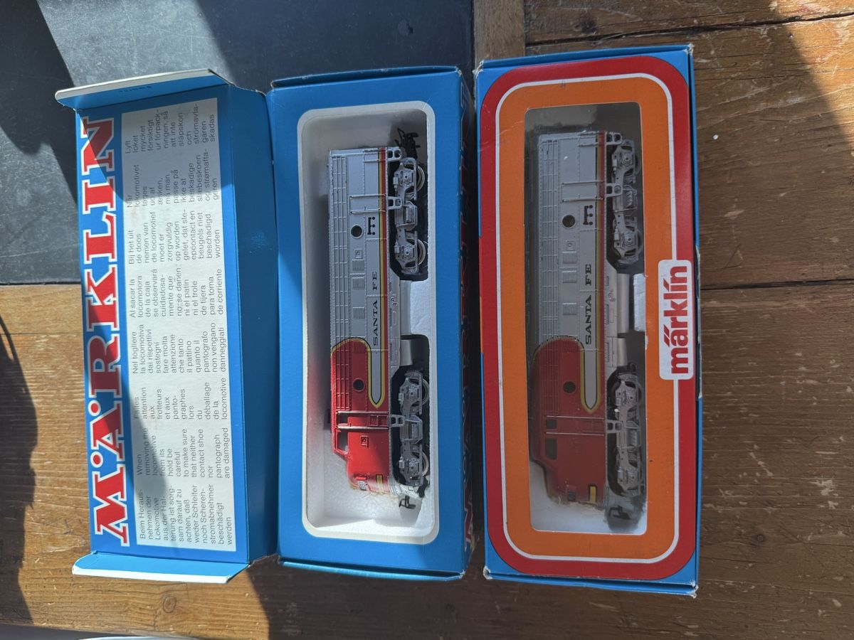 Märklin Modellini di ferrovie: Marklin 3096 Train Set, Vintage - Santa Fe – Usato da Zürich venduto da kuengka 2