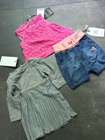 Kleiderset Gr. 62 Mädchen NEU