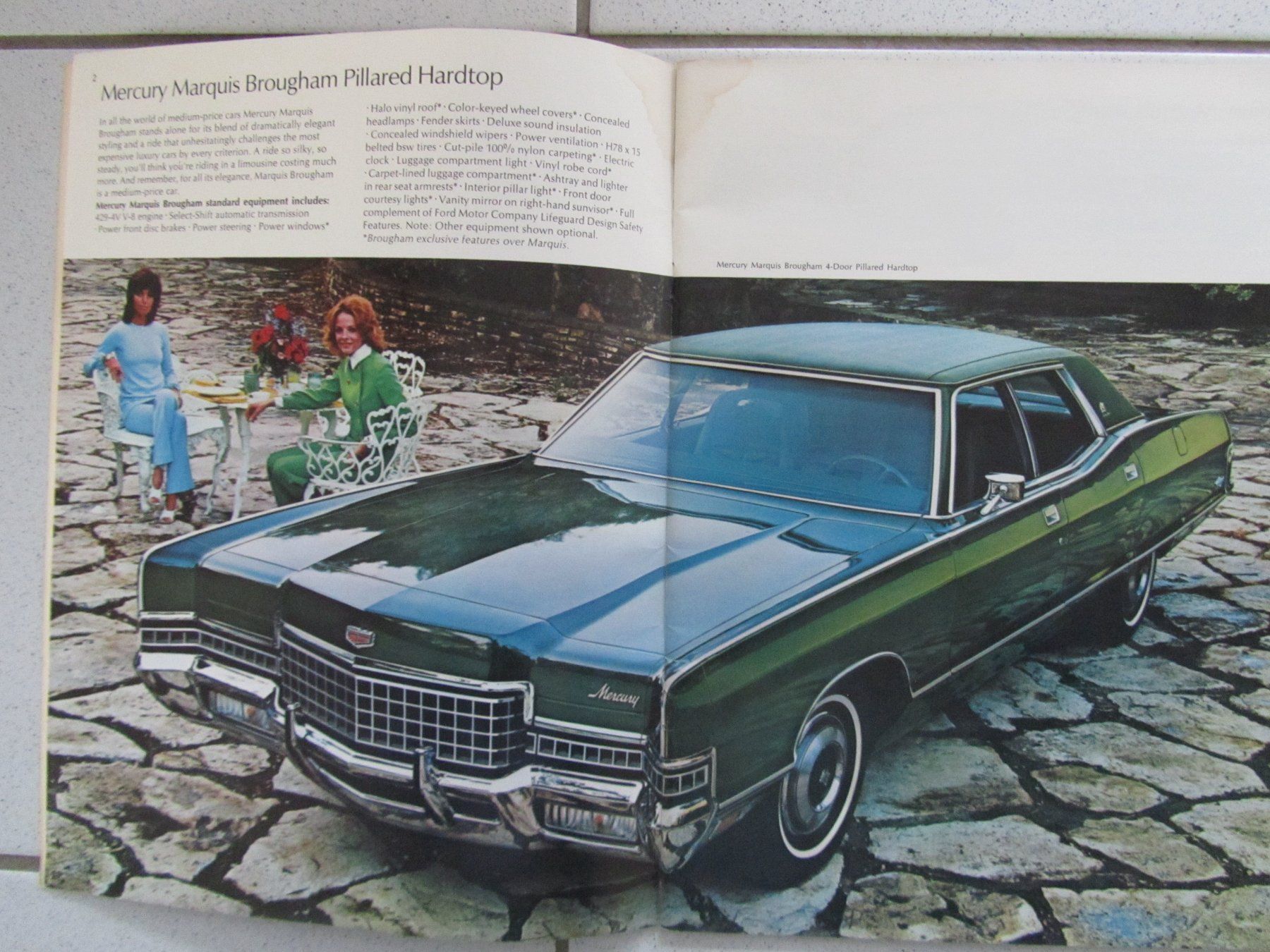 Documenti: Mercury, Prospket von 1972 in englisch – Usato da Weiningen ZH venduto da dietsch57 1