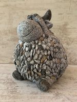 Kuh, Schaf oder Ziege aus Keramik Figur Höhe ca. 25 cm