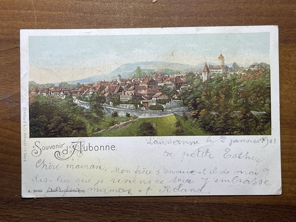 Cartoline postali: Aubonne VD – Usato da Strengelbach venduto da Aschatan5