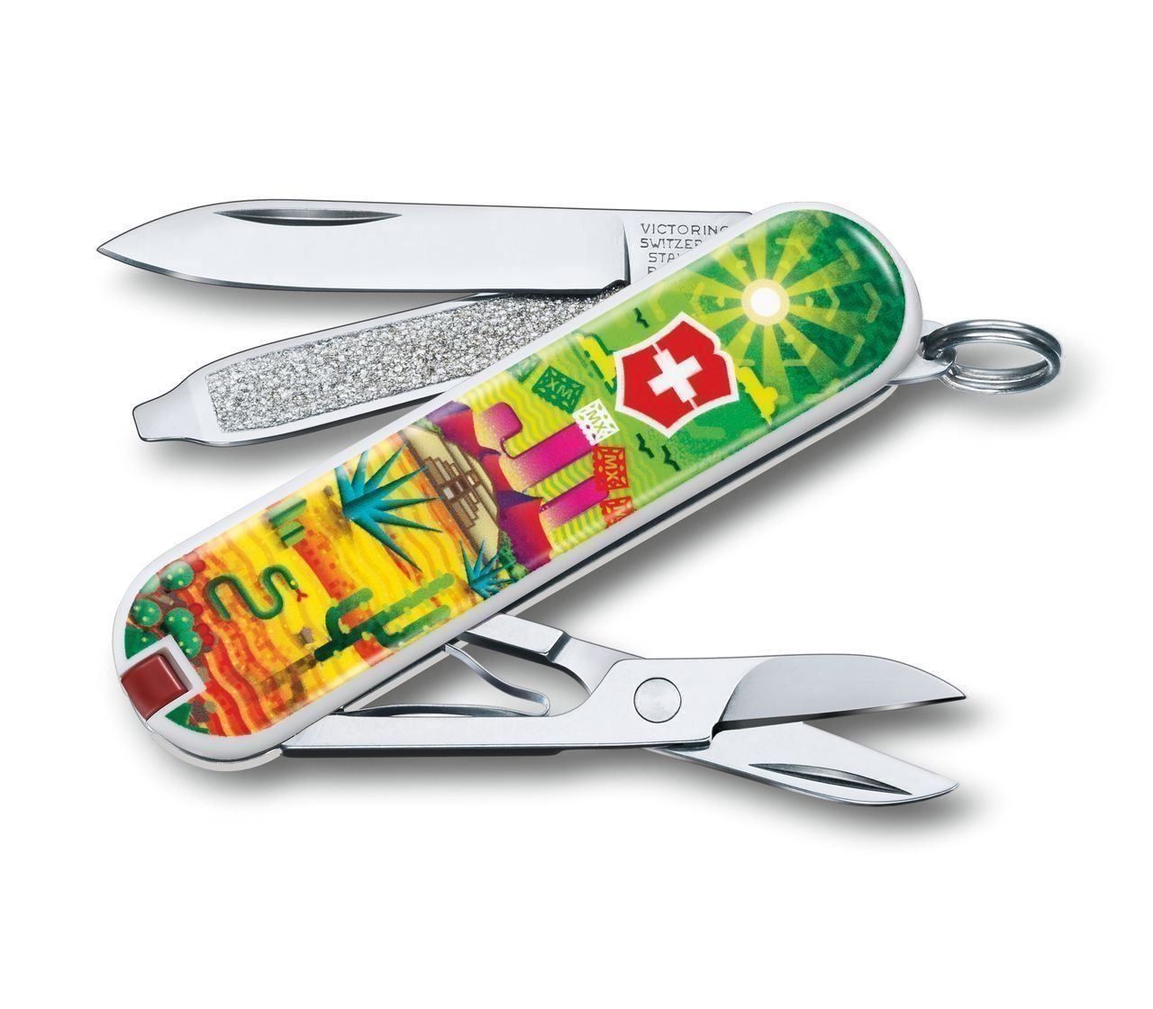 Victorinox Coltelli tascabile: Victorinox - "Mexican Sunset" Knife 2018 – Nuovo e nell'imballaggio originale da Rotkreuz venduto da CLASAX 1