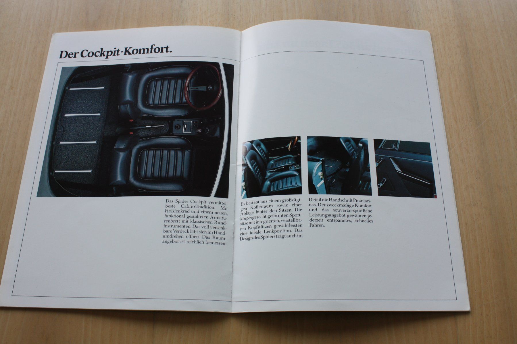 Alfa Romeo Documenti: Alfa Romeo Spider 1.6 & 2.0 Prospekt 1983 – Usato da Wikon venduto da erwin400 7