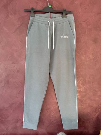 Bally Jogginghose damen S Graue Trainingshose Lang Freizeit