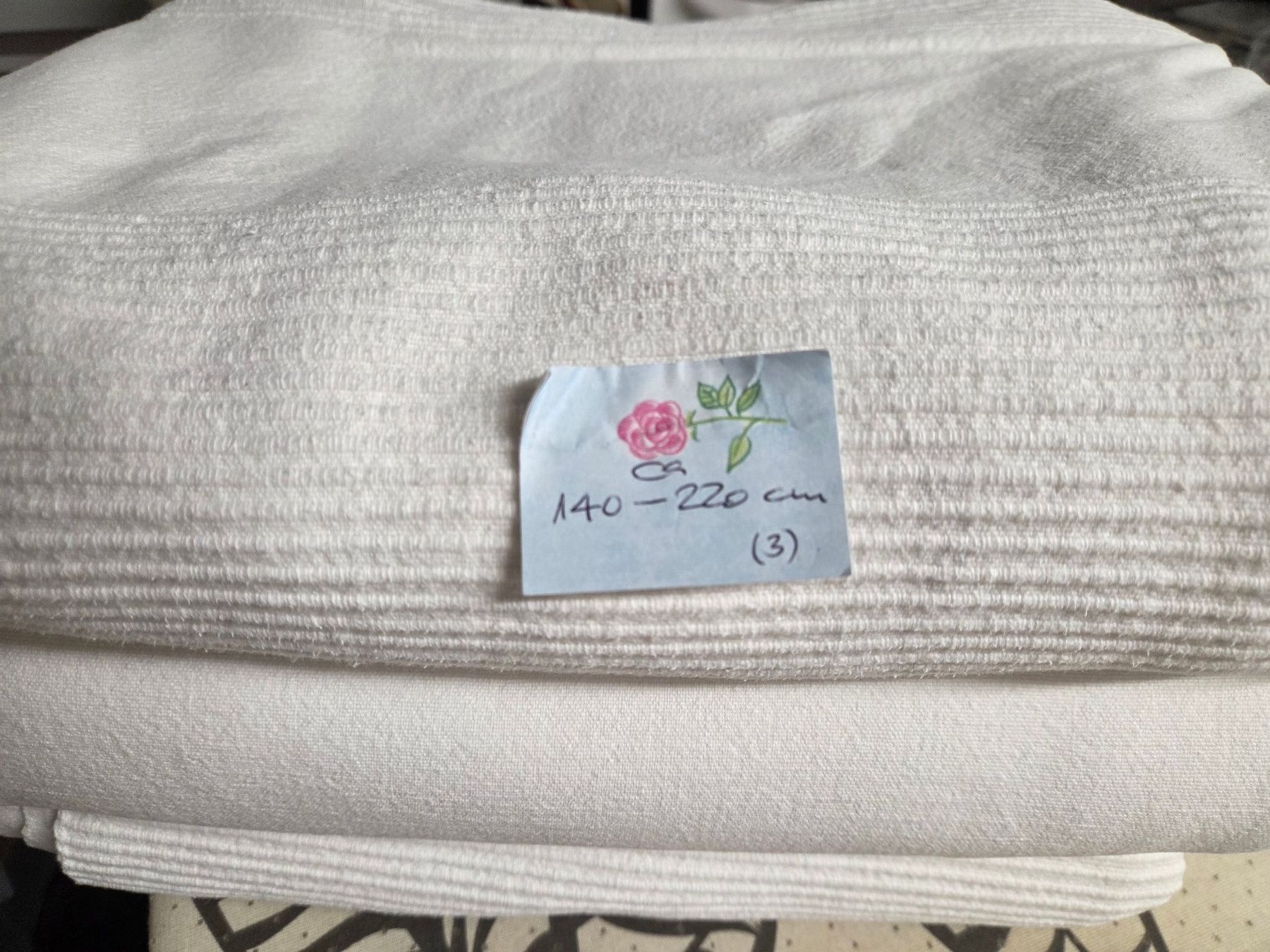 Coperte: 3 weisse Bettüberwürfe / Decken – Usato da St. Gallen venduto da Razoon77 5