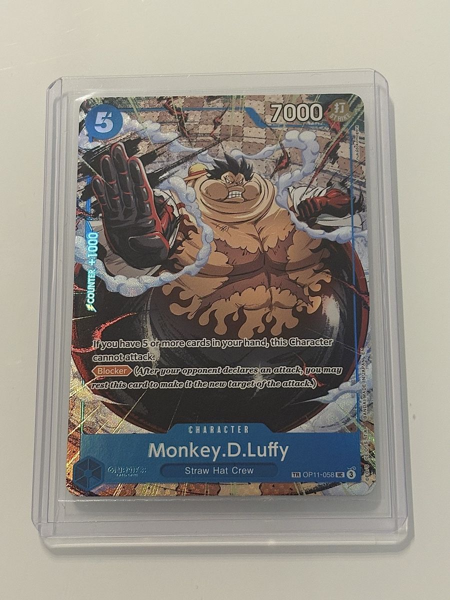 Bandai Sammelbilder & Trading cards: One Piece TCG - Monkey.D.Luffy OP11-058 – Neu (gemäss Beschreibung) aus Pieterlen von Mira_o7