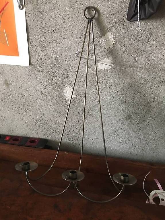 Portacandele: Bougeoirs muraux trois branches  – Usato da Pully venduto da cz39ans 2