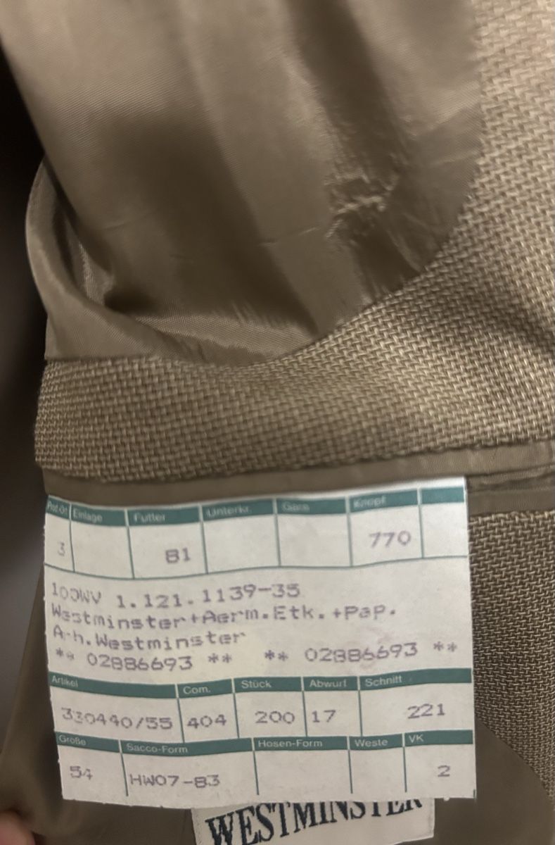 Completi: [NEU]: WESTMINSTER Blazer Gr. 54 – Nuovo (secondo la descrizione) da Arni AG venduto da CreaFlex 2