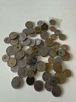 gemischte Sammlung spanischer Münzen