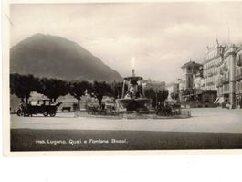 Lugano Quai e Fontana Bossi old timer sehr selten im Handel