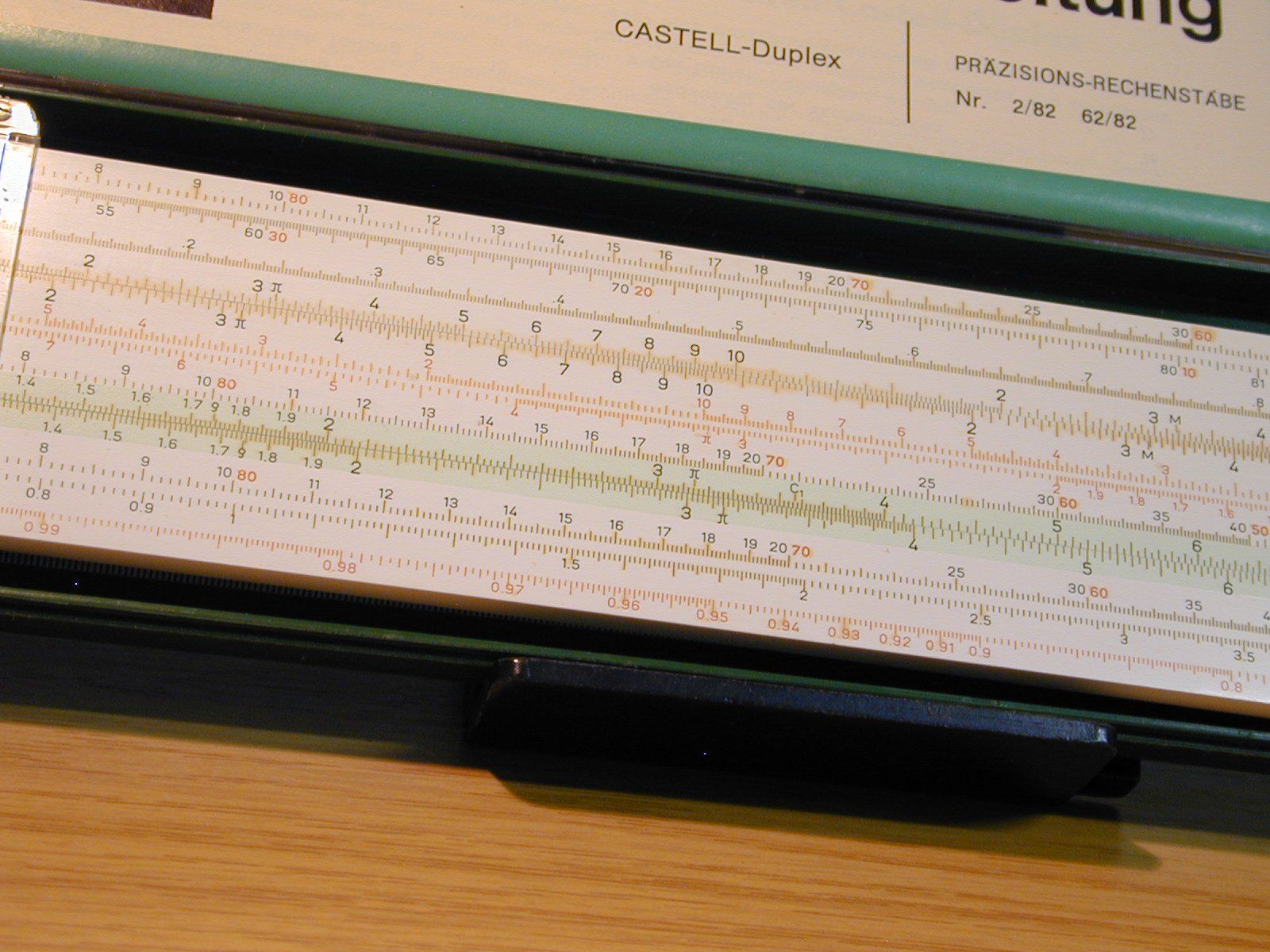 Faber-Castell Calcolatrici tascabili: FABER-CASTELL RECHENSCHIEBER 2/82 DUPLEX – Nuovo (secondo la descrizione) da Oberursel venduto da swinger-ecki 3
