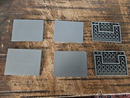 lego 4515 lot de 6 pièces Dark Bluish Gray Slope 10 6 x 8