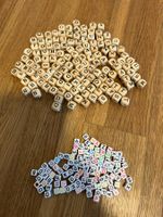 Buchstabenperlen kreative Bastelprojekte - Perles alphabet