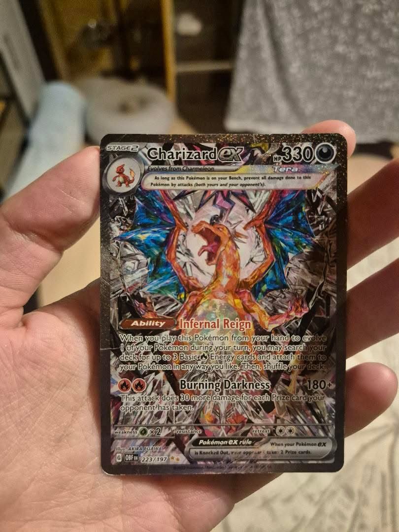 Pokémon Sammelbilder & Trading cards: POKEMON Charizard Dracaufeu ex alt Obsidian Flames POOR – Gebraucht aus Renens VD von kyu_23