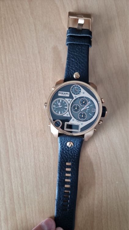 Diesel Herrenuhr Gross DZ7261 Chronograph Lederarmband 1