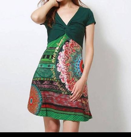 Sommerliches Desigual Kleid, Grösse 42, Top Zustand!
