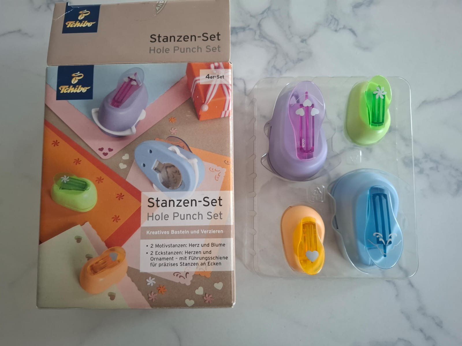 Kit bricolage: Tchibo Stanzen-Set, 4er Set, Basteln – Usato da Massagno venduto da Michaela.F