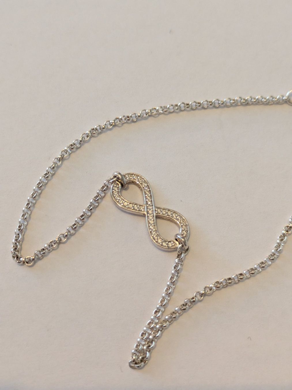 Thomas Sabo Catenine: Thomas Sabo Fusskette "Infinity" – Usato da Winterthur venduto da skandinavienliebe 1