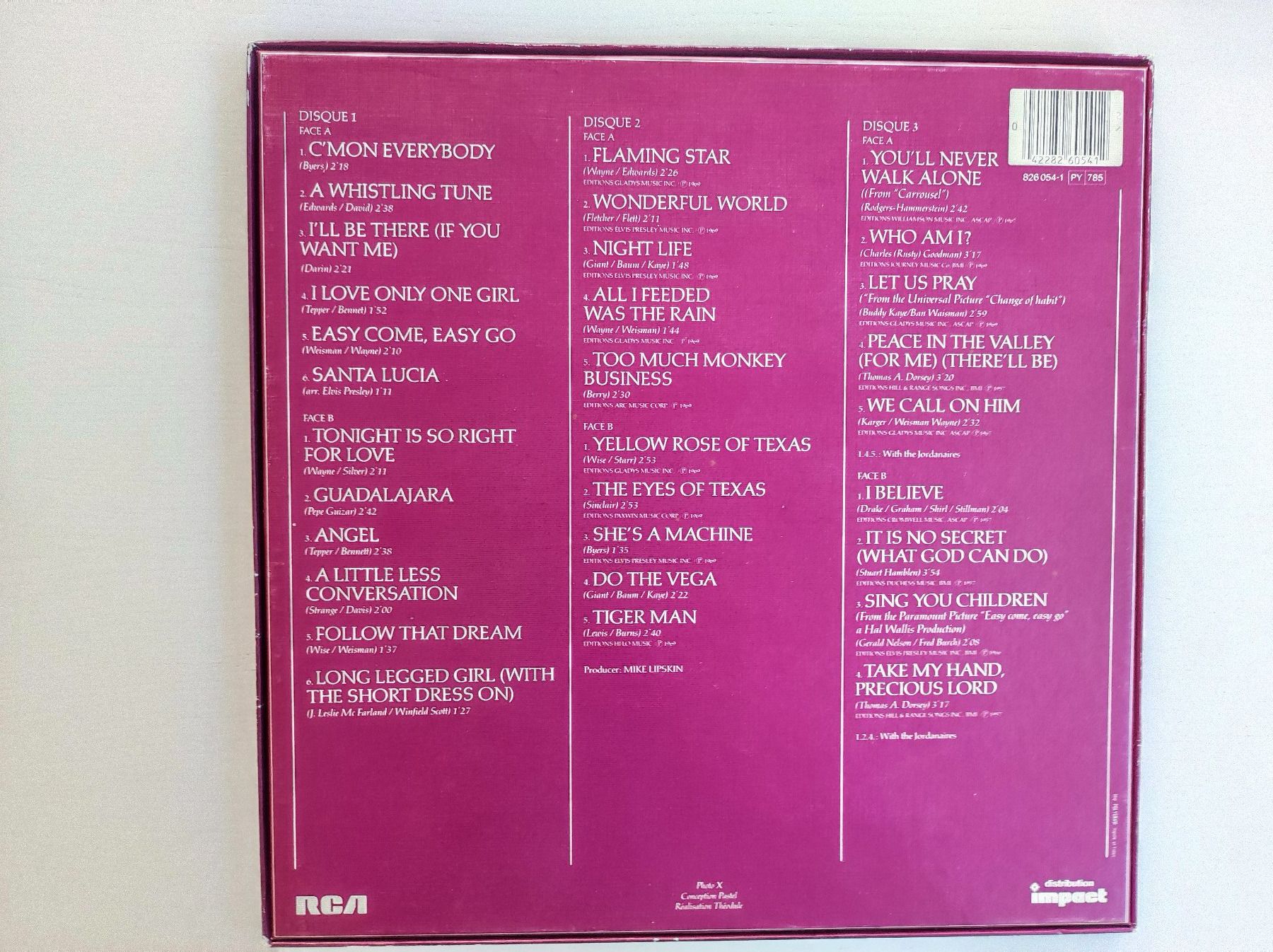 Dischi in vinile: Elvis Presley - Coffret 3 Disques – Usato da Baden venduto da wenkst 1