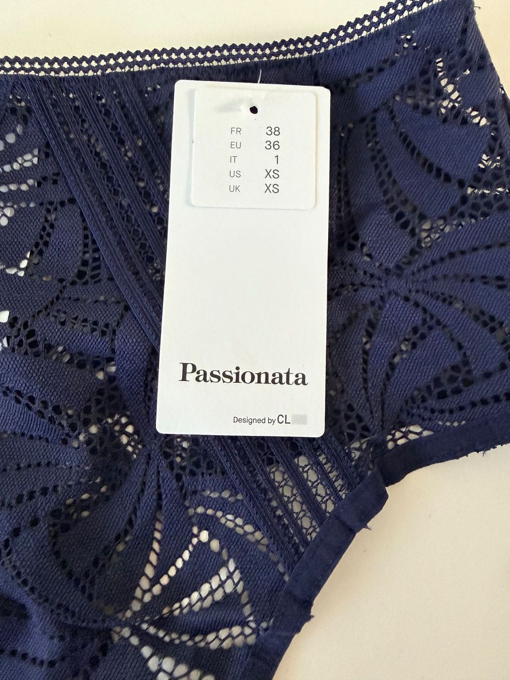 Passionata Altra biancheria intima: String Passionata (Chantelle),  Grösse 36, Dunkelblau – Nuovo e nell'imballaggio originale da Rudolfstetten venduto da gst_g7xl 1