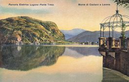 Caslano (TI) Ferrovia Lugano Ponte Tresa e Monte Caslano