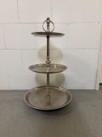3-stöckige Etagere Servierplatte Metall