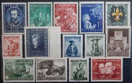 Österreich ex. Kat. 923-1025 ** 1948/56 Kat. 152 Euro