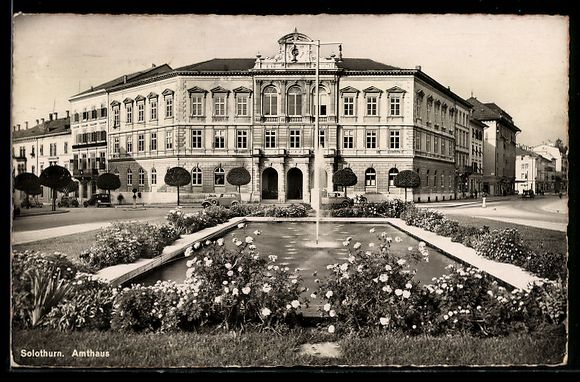 Cartoline postali: AK Solothurn, Amthaus, 1942 – Usato da Berlin venduto da bartko-reher