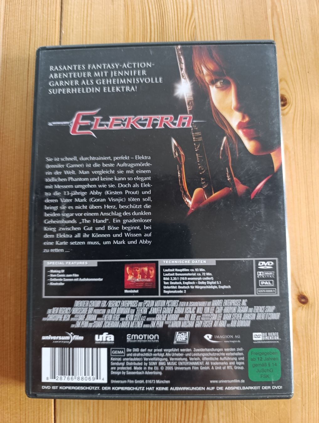 Alle DVDs: Elektra – Gebraucht aus Fischenthal von Widder71 1