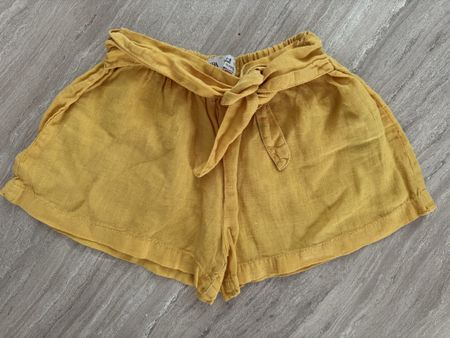 Mädchen Shorts Zara 100% Leinen Grösse 110