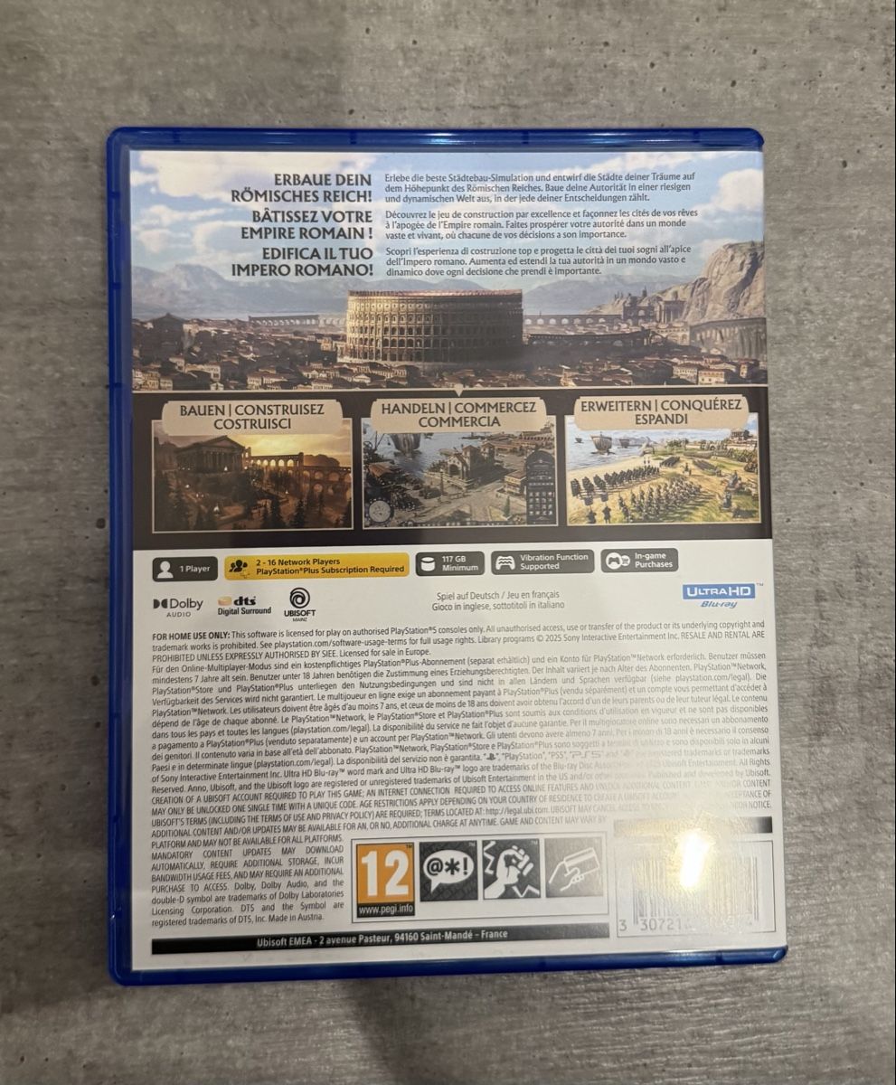 Spiele: PS5  "Anno 117: Pax Romana"  – Gebraucht aus Härkingen von Muelli7 1