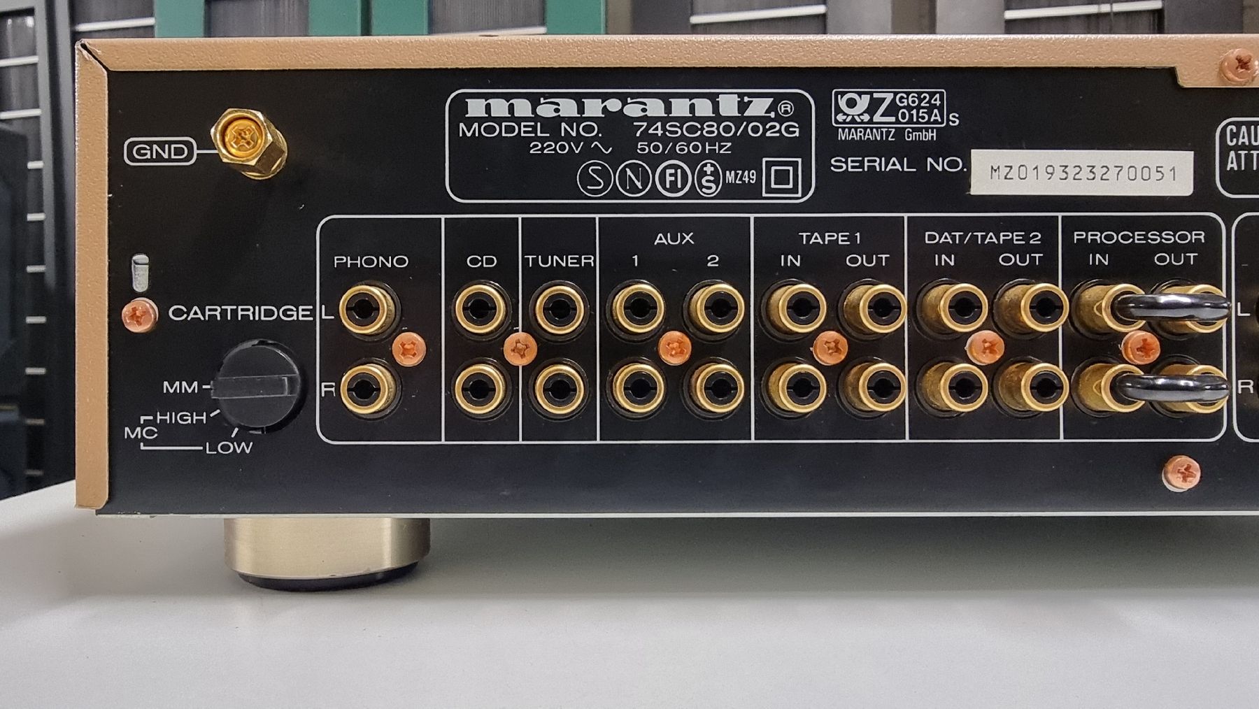 Marantz Amplificatori: Marantz SC-80 mit OVP – Usato da Schöfflisdorf venduto da Silvervintage.CH 5