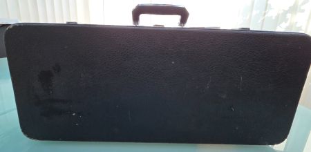 Koffer für Alto Saxofon, schwarz mit braunem Innenfutter