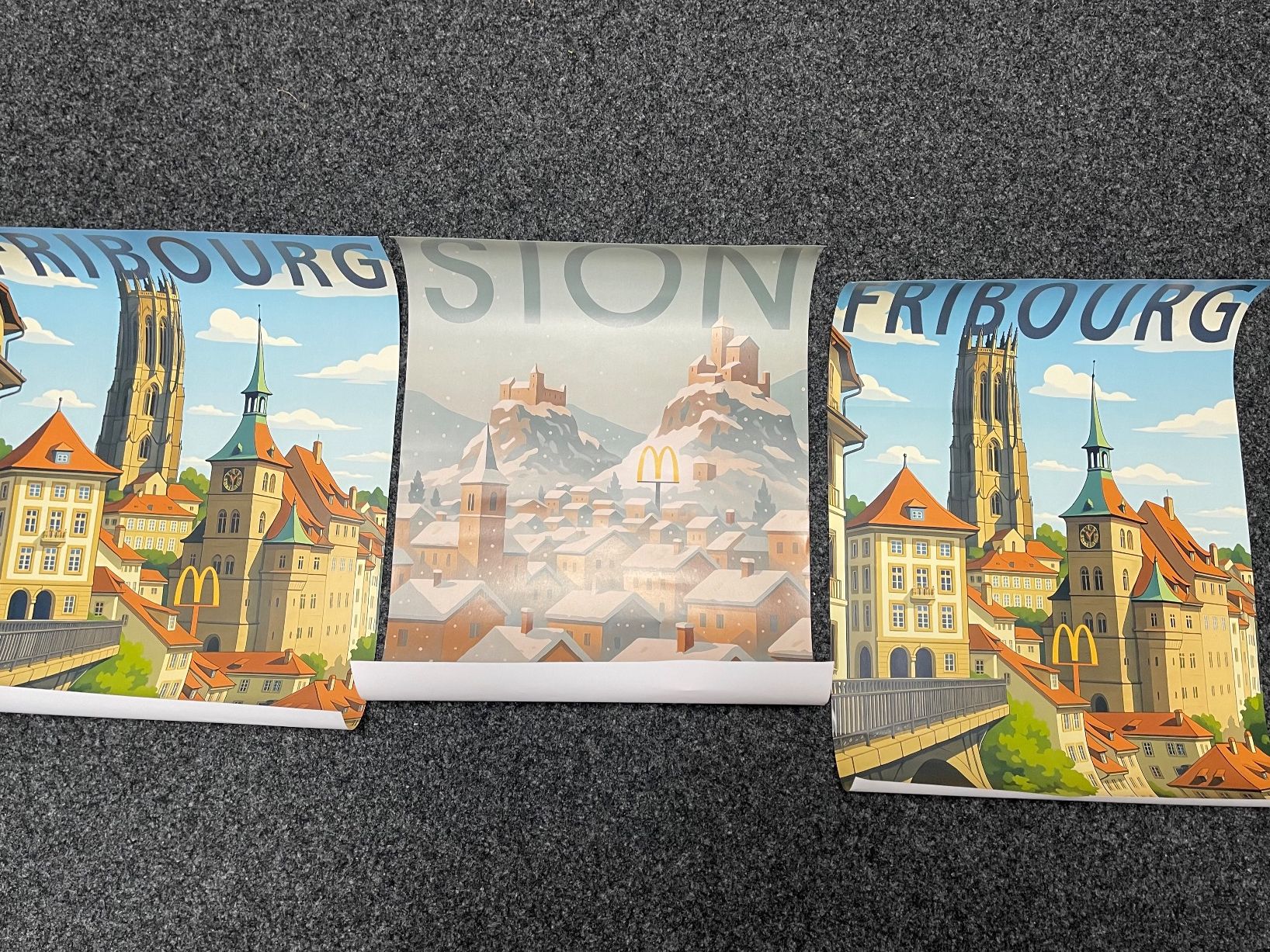Foto & Immagini: McDonald's Poster – Usato da Kirchberg BE venduto da Matador13