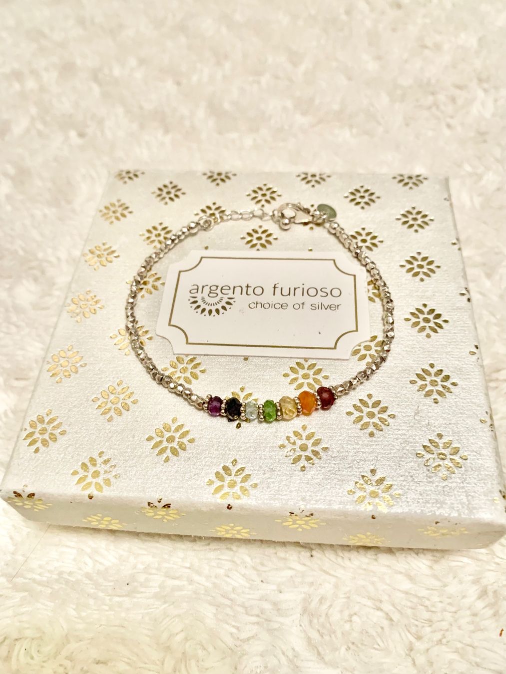 Bracciali & Braccialetti: 925 Silber 7 Chakra Armband ARGENTO FURIOSO 17-19.5 cm lang – Nuovo (secondo la descrizione) da Emmenbrücke venduto da little.treasures 9