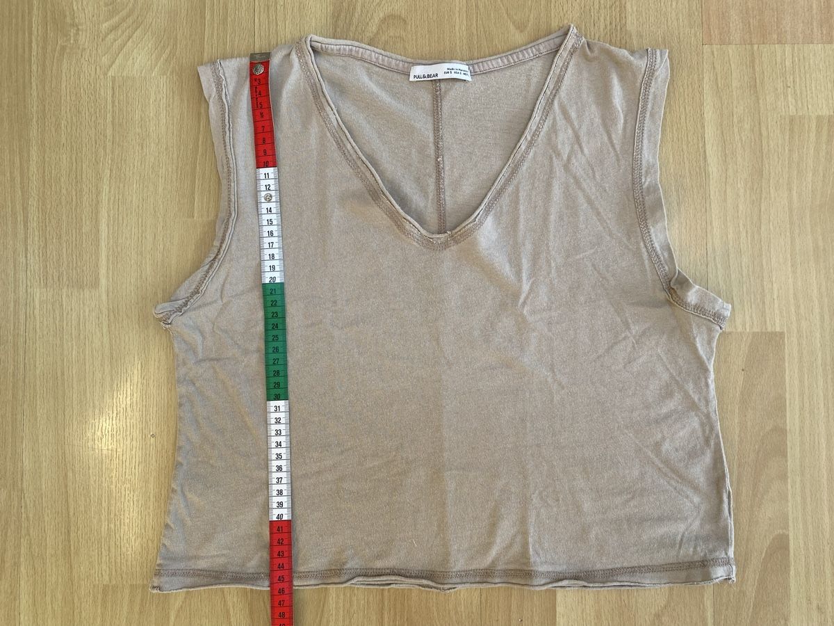 Pull&Bear Top: Pull&Bear Top, Grösse S, Beige - Sommer – Usato da Buochs venduto da H16 4