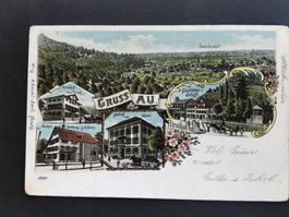 Rheintal  Au  Ansichtskarte   Litho    1902