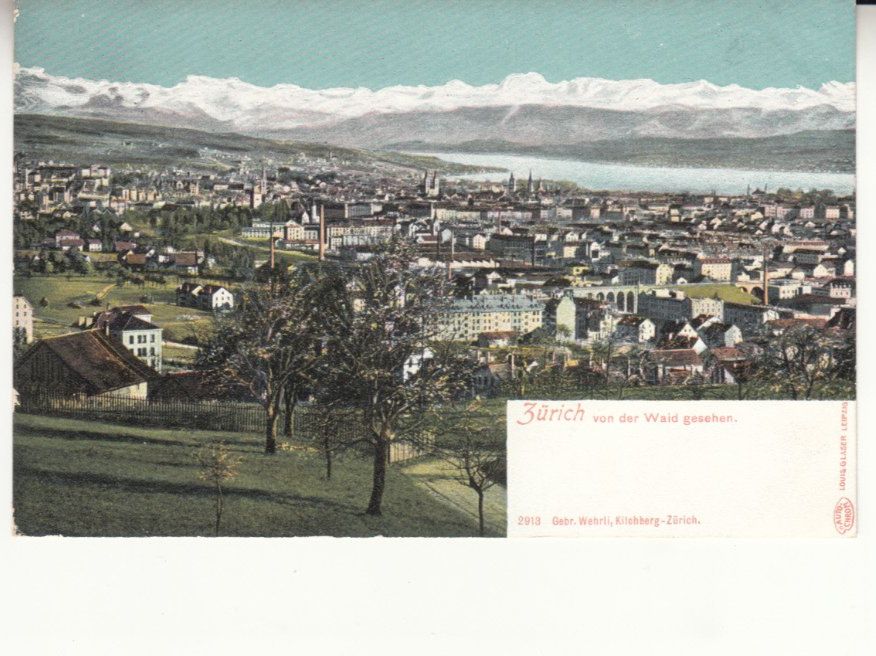 Ansichtskarten: Zürich ca. 1900 – Gebraucht aus Bürglen TG von StampGraf