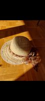 Chapeau de paille femme imprimé léopard petite taille 