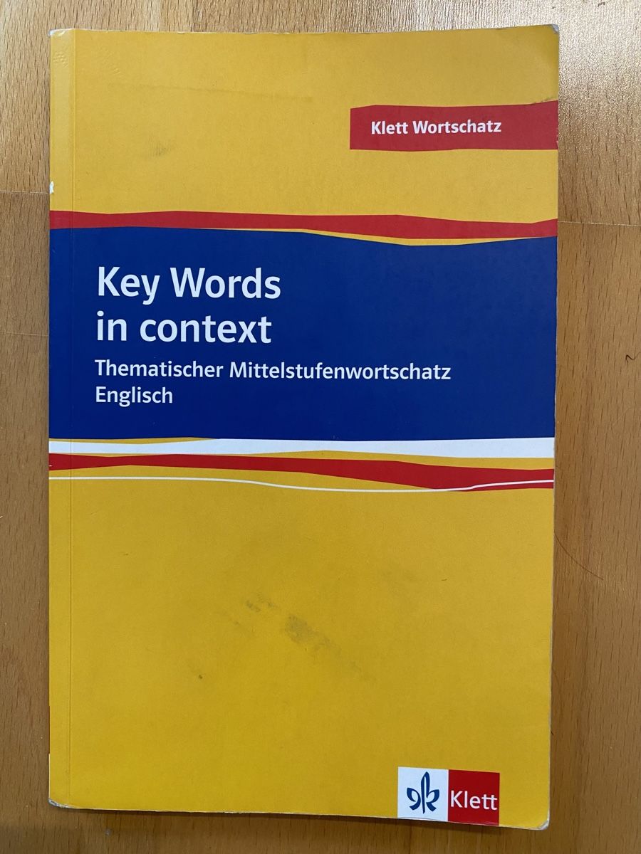 Libri: Englisch Vokabelbuch "Key Words in context" Klett – Usato da Bassersdorf venduto da jeh99