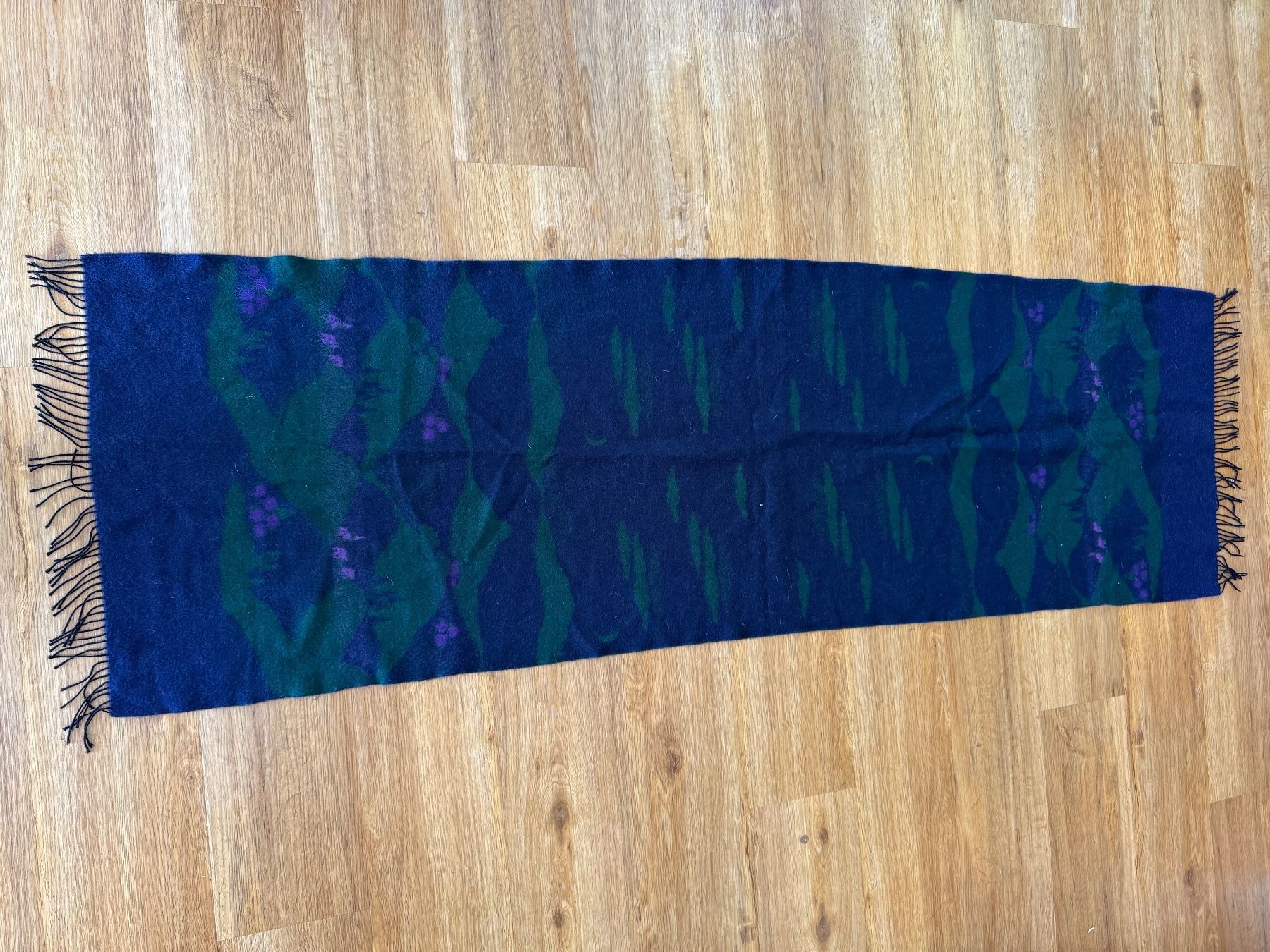 Foulard & Sciarpe: Woll-Mix Schal, blau/violett, – Usato da Bubikon venduto da hachia888 1